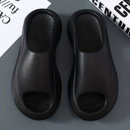 Men's Non-Slip EVA Platform Slides, Comfortable Cloud Slides For Indoor Outdoor Bathroom Beach, Summer